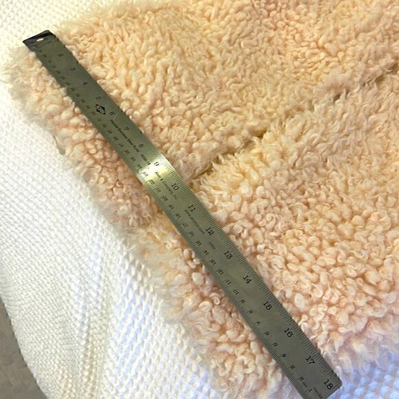 NWT- Honey Punch Pink Cream Teddy Bear Bomber Jacket - Picture 12 of 15